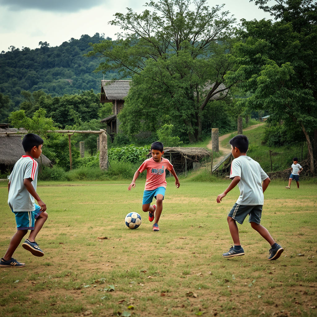 Estudiantes en zona rural del Perú