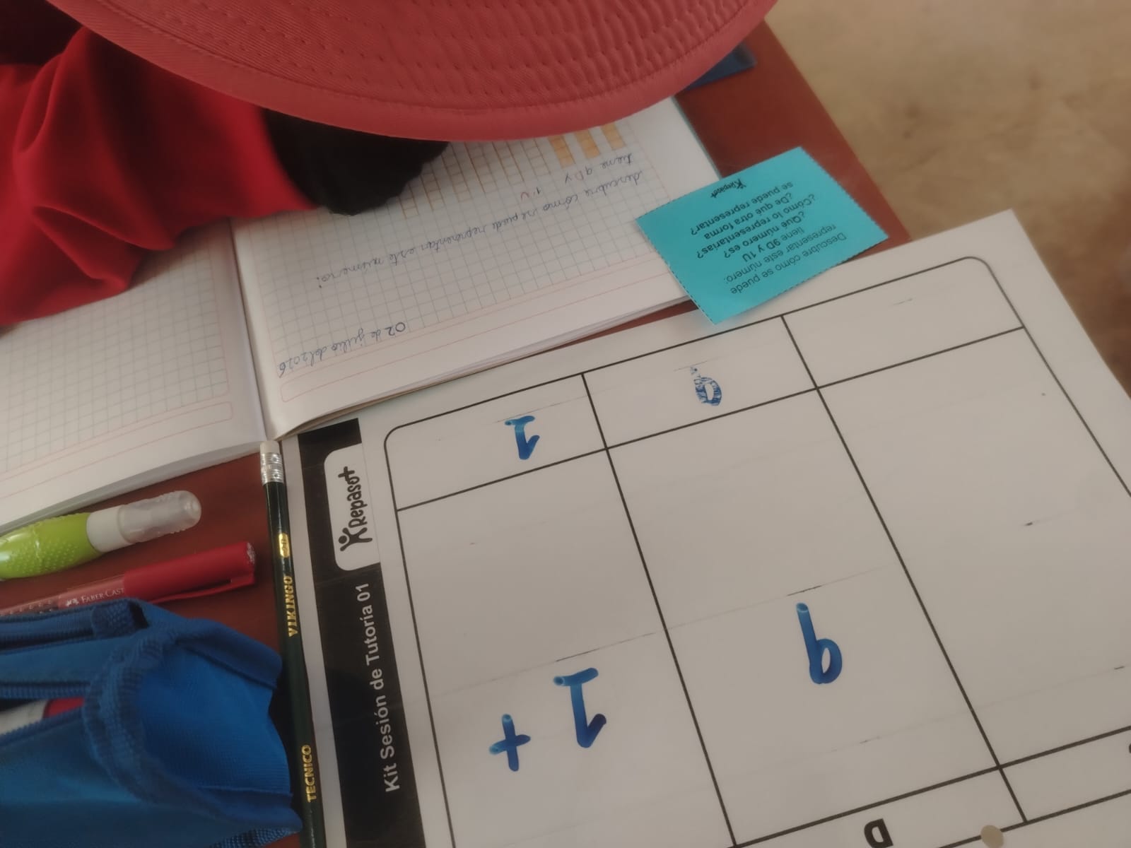 Kit Sesión de Tutoría REPASO+ en escuela rural